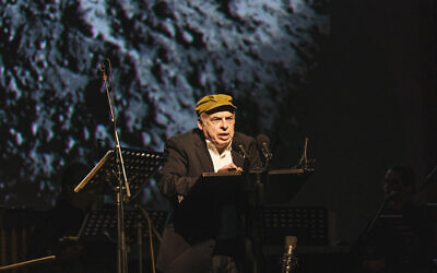 Natan Sharansky speaks in Kyiv, Ukraine on Oct. 6, 2021. Photo courtesy of Babyn Yar Holocaust Memorial Center