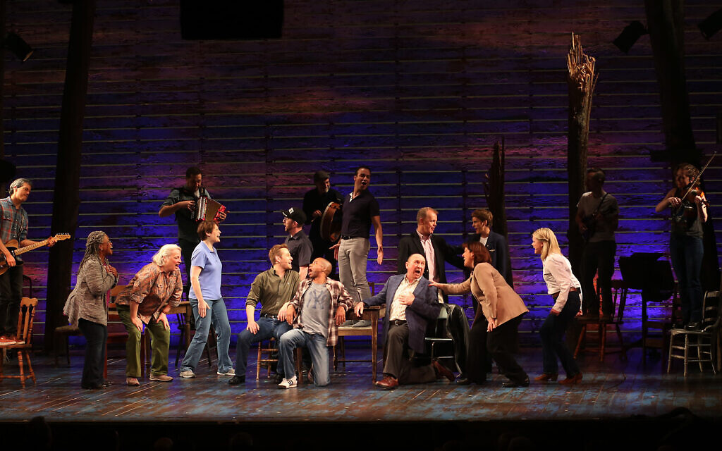"Come From Away" at the Gerald Schoenfeld Theatre on Broadway. (Apple TV+) "Come From Away" at the Gerald Schoenfeld Theatre on Broadway. (Apple TV+)