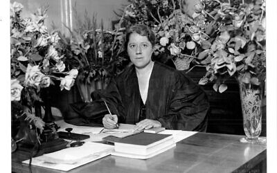 Judge Sara Soffel was the first female jurist in Pennsylvania. She opposed the blue laws but was unable to overturn them during a 1934 case against Hill District merchants. ( Image courtesy of the Detre Library & Archives at the Heinz History Center)