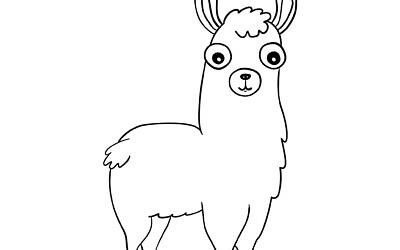 Llama drawing by Tomas Lamacz via iStock