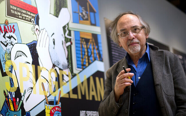 Art Spiegelman, author of Maus, poses in Paris, March 20, 2012. (Bertrand Langlois/AFP via Getty Images)