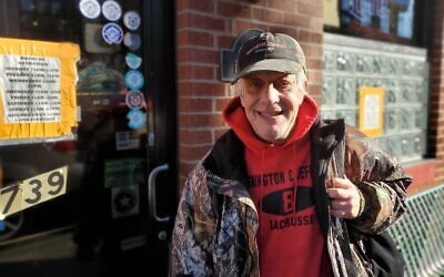 Richard Rattner stands outside the William Penn Tavern. Photo by Adam Reinherz