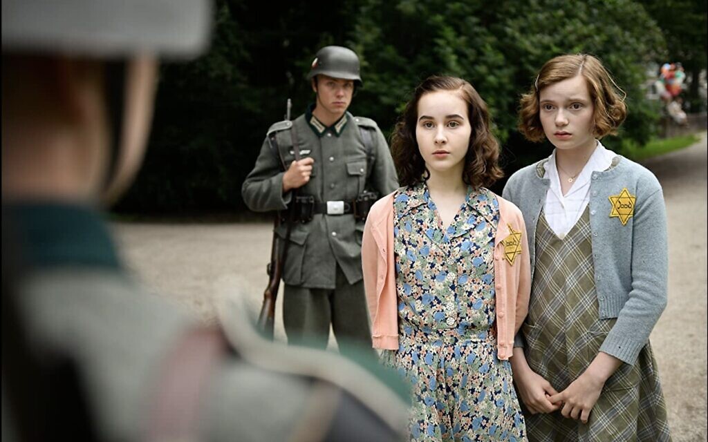 From left: Aiko Beemsterboer and Josephine Arendsen as Anne Frank and Hannah Goslar in “My Best Friend Anne Frank”
(Courtesy of Dutch FilmWorks/IMDb)