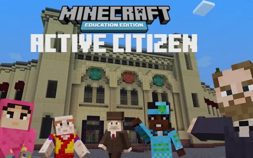 Screenshot of Minecraft’s “Active Citizen” game (Courtesy of Evan Segal)