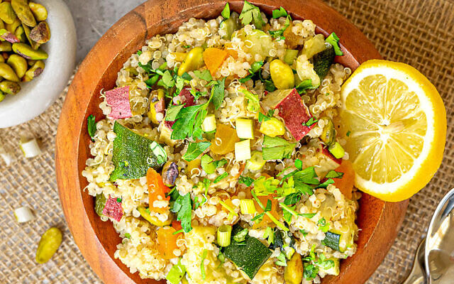 Quinoa salad for Passover (Photo courtesy of Diana Goldman)
