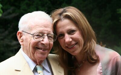 Rudy Baum and daughter Karen Baum Gordon 2007 (Photo courtesy of Karen Baum Gordon)