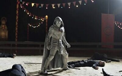 A punishing “Moon Knight” in a Disney+ show based on the comic book. (Credit: Marvel Studios)