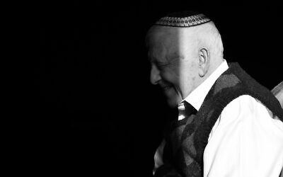 René Slotkin, photographed here by B.A. Van Sise, was a Holocaust survivor and "Mengele twin". (Image courtesy of B.A. Van Sise / Design by Mollie Suss)