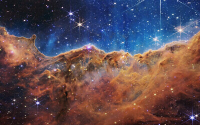 Carina Nebula by James Webb Space Telescope.