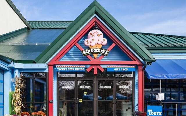 A view of the Ben & Jerry's Ice Cream factory and corporate headquarters. (John Greim/LightRocket via Getty Images)