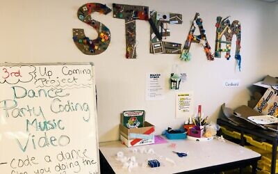 STEAM station at the Campus Laboratory School of Carlow University (Photo courtesy of the Campus Laboratory School of Carlow University)