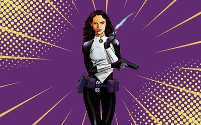 The Marvel character Sabra first appeared in a comic strip in 1980. (Wikimedia Commons/Design by Mollie Suss)