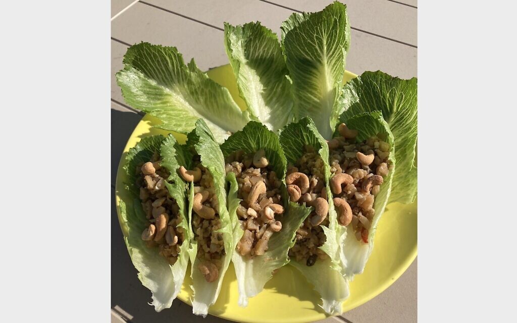 Cauliflower lettuce wraps (Photo by Keri White)