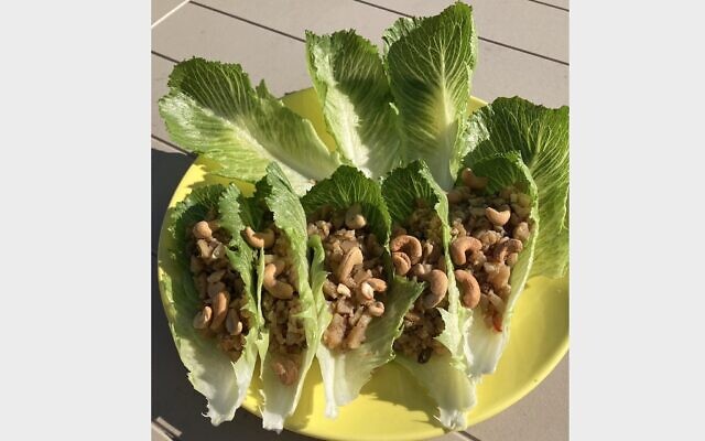 Cauliflower lettuce wraps (Photo by Keri White)