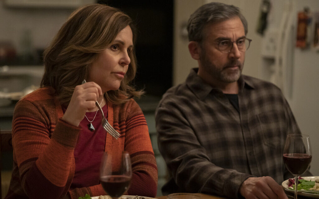 Laura Niemi as Beth Strauss and Steve Carell as Alan Strauss in "The Patient." (Suzanne Tenner/FX)