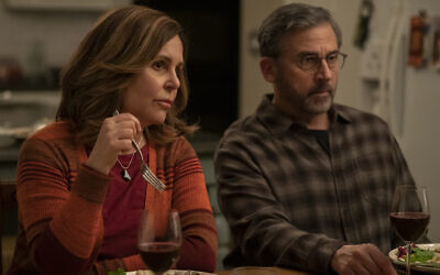 Laura Niemi as Beth Strauss and Steve Carell as Alan Strauss in "The Patient." (Suzanne Tenner/FX)