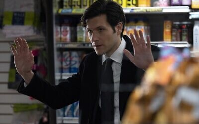 Jeff Wilbusch as Jewish NYPD Detective Avraham Avraham in "The Calling" which begins streaming on Peacock on Nov. 10. (Heidi Gutman/Peacock)