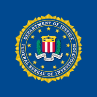 Flag of the FBI  (Public Domain, https://commons.wikimedia.org/w/index.php?curid=71278413)