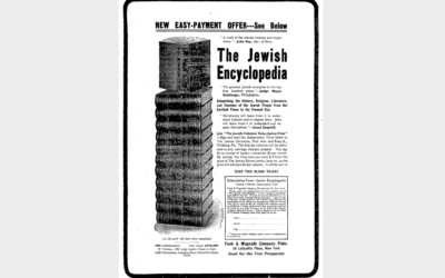 Advertisement for the Jewish Encyclopedia, published in the local Jewish Criterion in January 1906. Dr. J. Leonard Levy of Rodef Shalom Congregation was an important supporter of both publications. (Jewish Criterion, Pittsburgh Jewish Newspaper Project)