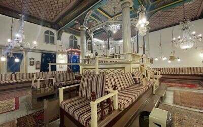 The Bikur Holim Synagogue is one of the few still functioning in Izmir. (Photo by David I. Klein)