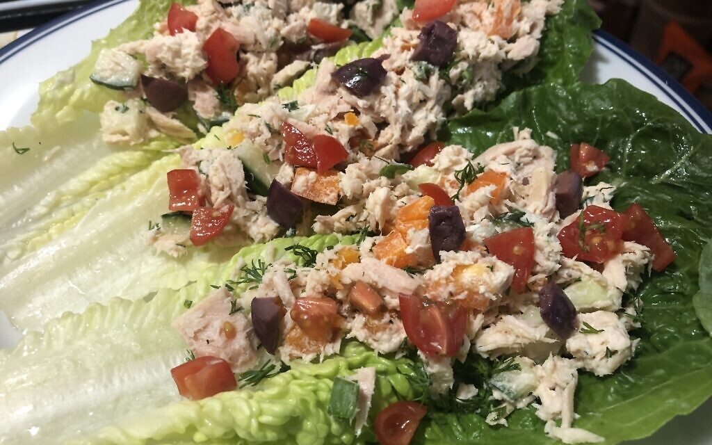 Mediterranean-flavored tuna salad (Photo by Jessica Grann)