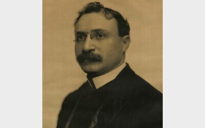 Rabbi Isidor Reichert also donated to the Jewish Encyclopedia. He was the first rabbi of Temple Israel in Uniontown, formed with the help of Dr. J. Leonard Levy. (Photo courtesy of the Rauh Jewish Archives)