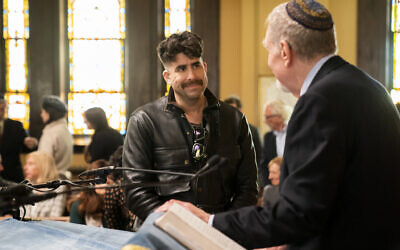 Adam Goldberg as Harry Keshegian in an episode of "The Equalizer." (Michael Greenberg/CBS)