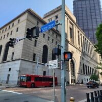 A view of the Joseph F. Weis, Jr. U.S. Courthouse, Downtown (Photo by Adam Reinherz)
