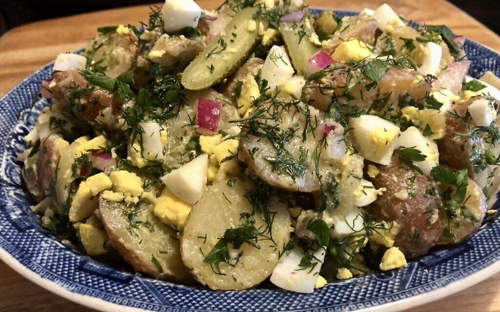 Dilled potato salad with pickles (Photo by Jessica Grann)