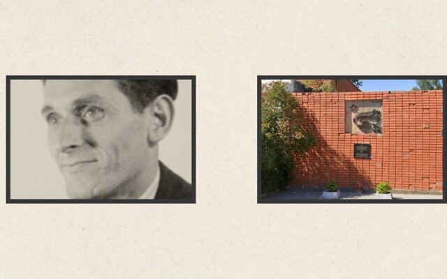 Thanks to new technology, the remains of resistance fighter Bernard Luza, left, were recently identified in the Netherlands, as was the precise location of a massacre of Jews in Latvia, memorialized in a plaque in the general vicinity. (Images via Dutch Ministry of Defense, Google Maps)