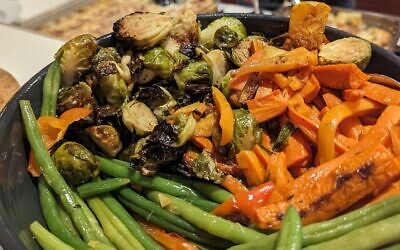 A selection of flavorful roasted vegetables for Rosh Hashanah (Photo courtesy of Adam Lemieux)