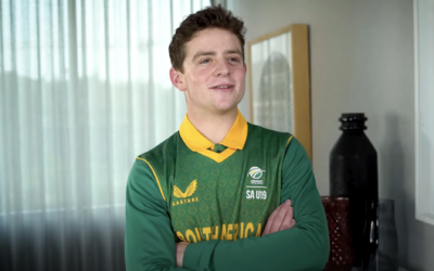 David Teeger is the captain of South Africa's under-19 national cricket team. (Screenshot from YouTube/The South African Jewish Report)