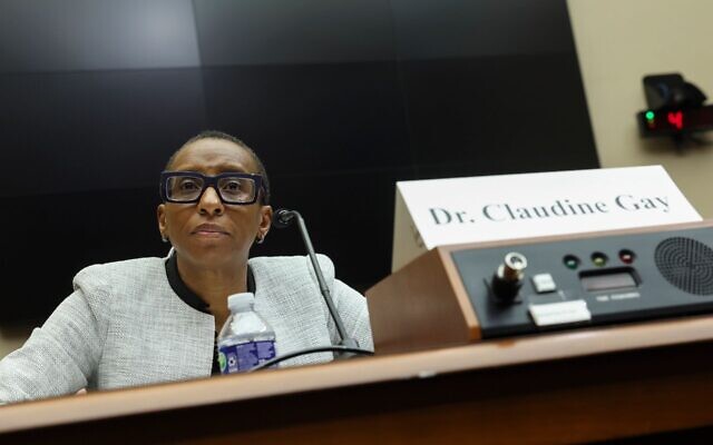 Claudine Gay, president of Harvard University, testifies before the House Education and Workforce Committee on Dec. 5, 2023 in Washington, DC. (Kevin Dietsch/Getty Images)