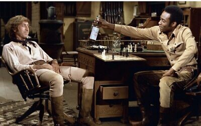 Gene Wilder and Cleavon Little appear in a scene from 1974's "Blazing Saddles." (Courtesy Fathom)