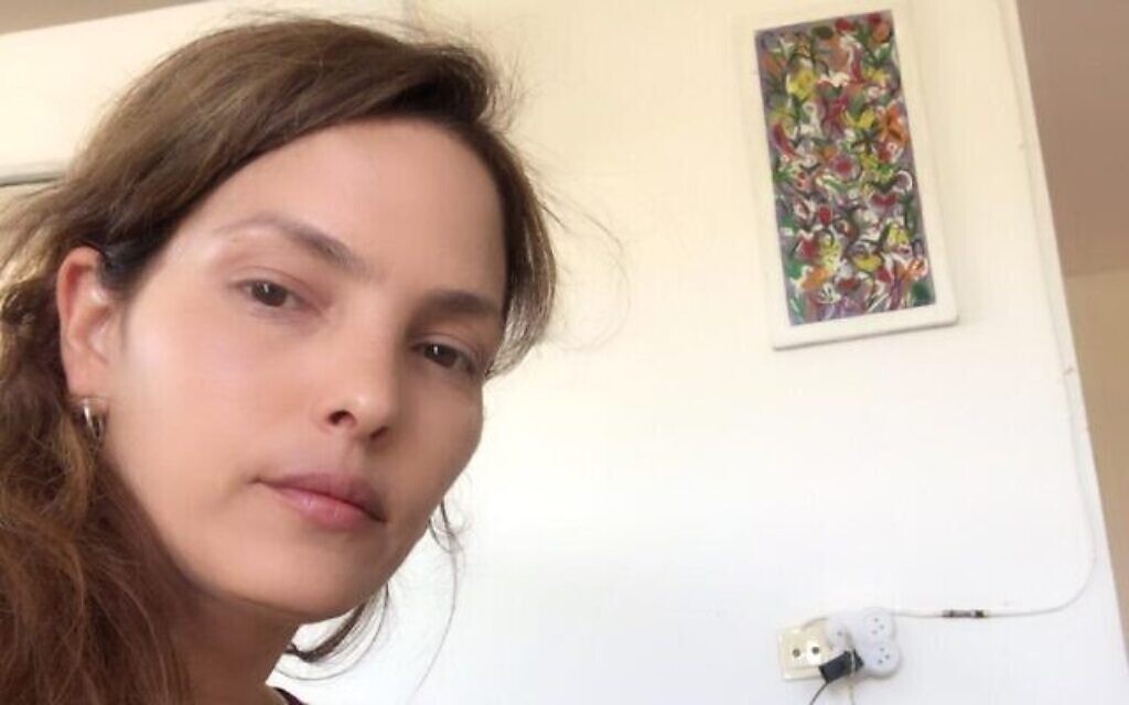 Amit Soussana, taken captive by Hamas terrorists from her home in Kibbutz Kfar Aza on October 7, 2023 and released on November 30, 2023. (Courtesy via The Times of Israel)