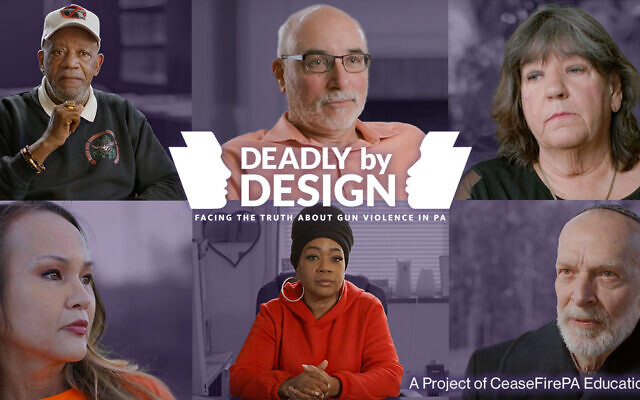 CeaseFirePA has teamed with Temple Emanuel of South Hills and Temple Sinai to screen “Deadly by Design.” (Photo provided by CeaseFirePA)
