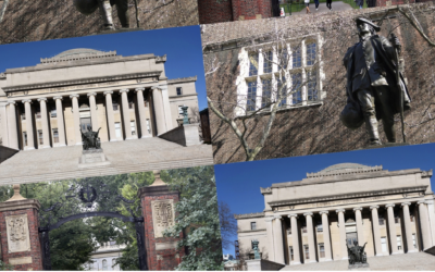 Harvard, Columbia, and the University of Pennsylvania have announced steps to fight antisemitism after weeks of turmoil on their campuses and others.(Wikimedia, David L. Ryan/The Boston Globe via Getty Images, Columbia University. Design by Jackie Hajdenberg)