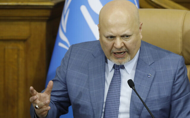 The Prosecutor of the International Criminal Court, Karim Khan, speaks during a work plan between the Prosecutor's Office of the International Criminal Court and the Republic of Venezuela, accompanied by the president of the Bolivarian National Assembly of Venezuela, Jorge Rodriguez, at the headquarters of the National Assembly in Caracas, April 22, 2024. (Pedro Rances Mattey/Anadolu via Getty Images) The Prosecutor of the International Criminal Court, Karim Khan, speaks during a work plan between the Prosecutor's Office of the International Criminal Court and the Republic of Venezuela, accompanied by the president of the Bolivarian National Assembly of Venezuela, Jorge Rodriguez, at the headquarters of the National Assembly in Caracas, April 22, 2024. (Pedro Rances Mattey/Anadolu via Getty Images)