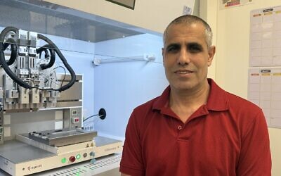 Prof. Tal Dvir, head of the Sagol Center for Regenerative Biotechnology, head of the Nanotechnology Center at Tel Aviv University, and chief scientist of the biotech company Matricelf. (Courtesy/Tel Aviv University, via The Times of Israel)