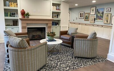 There are plenty of common spaces for residents to gather in JAA’s new personal care residence. (Photo courtesy of JAA)
