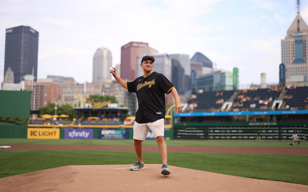 Scott Seewald, board chair of the Jewish Community Center of Greater Pittsburgh (Photo courtesy of the Pirates)