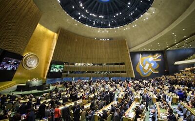 Delegates at work at the United Nations General Assembly in New York. (UN Photo/Manuel Elias) Delegates at work at the United Nations General Assembly in New York. (UN Photo/Manuel Elias)