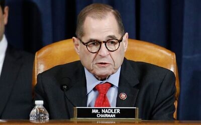 House Judiciary Committee Chairman Rep. Jerrold Nadler, D-N.Y., Washington, DC on December 13, 2019. (Patrick Semansky-Pool/Getty Images)