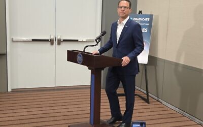 Gov. Josh Shapiro has announced plans to seek reelection . (Photo by David Rullo)