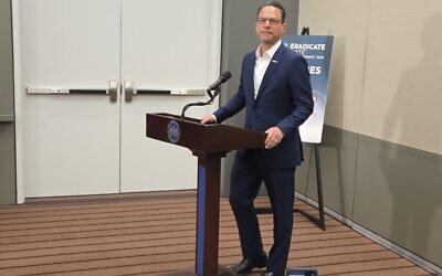 Gov. Josh Shapiro has announced plans to seek reelection . (Photo by David Rullo)