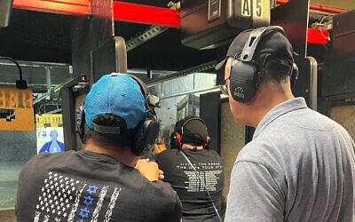 Lox & Loaded members learn how to use firearms at a shooting range. (Courtesy Lox & Loaded)