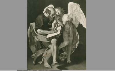 Saint Matthew and the Angel (Caravaggio. Public domain, via Wikimedia Commons)
