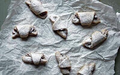 Date and walnut rugelach (Photo courtesy of Chabad.org)