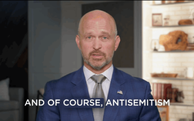 Heritage Foundation President Kevin Roberts addresses antisemitism in a video published Oct. 30, 2025. (Screenshot)