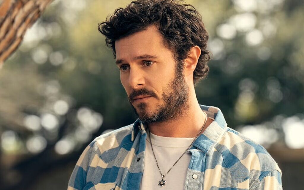 Adam Brody plays Rabbi Noah Roklov on Netflix's "Nobody Wants This." (Erin Simkin/Netflix)